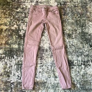 American Eagle Light Pink Jeggings